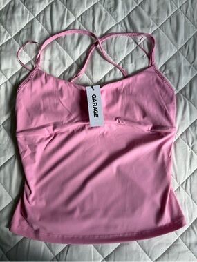 Garage Light Pink Double-Strap Cami